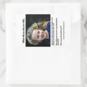 Wat ga je je kind vertellen? papieren sticker (Tas)