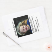 Wat ga je je kind vertellen? papieren sticker (Envelop)