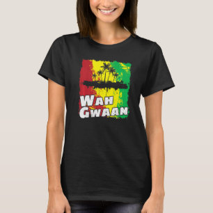 Wat Gaat Achterhaald Jamaica Retro Wat Is Er Famil T-shirt