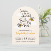 Wat gaat Baby worden? Geslacht onthullen paren Dou Kaart (Staand voorkant)