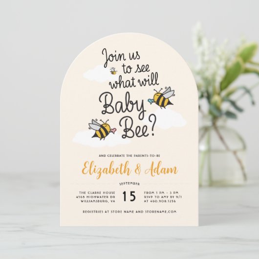 Wat gaat Baby worden? Geslacht onthullen paren Dou Kaart (Staand voorkant)