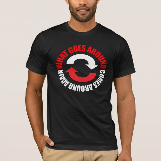 Wat gaat er rond Shirt (Voorkant)