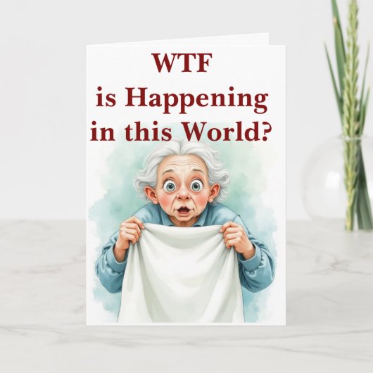 Wat gaat er toch mis in deze wereld kaart (Voorkant)