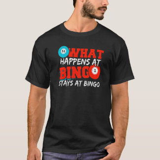 Wat gebeurt bij bingo stadia bij Bingo Player Bing T-shirt
