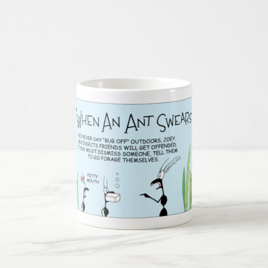 Wat gebeurt er als een mier zweet koffiemok (Center)