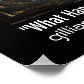 "Wat gebeurt er als je niets zegt" Poster (Hoek)