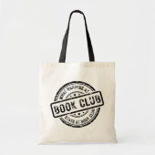 Wat gebeurt er bij Book Club Personalized Tote Bag (Voorkant)