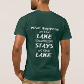 Wat gebeurt er bij de LAKE? Lake is Calling T-shirt (Achterkant)