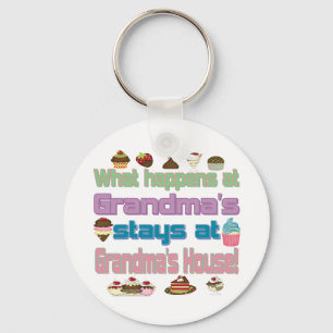 Wat gebeurt er bij Grandmas? Sleutelhanger