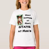 Wat gebeurt er bij Mimi's... shirts (Voorkant)