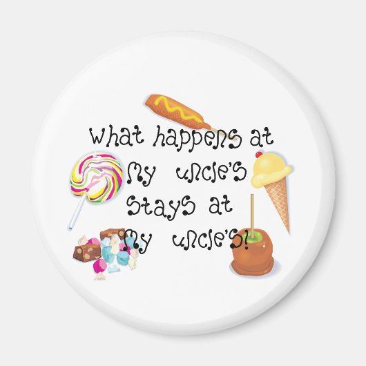 Wat gebeurt er bij My Uncle' blijft bij My Un Magneet (Voorkant)