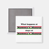 Wat gebeurt er bij Nonna's huis Magneet (Voorkant / Achterkant)