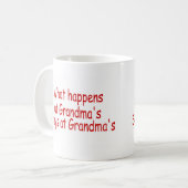 Wat gebeurt er bij oma's Stays bij oma's Koffiemok (Voorkant links)