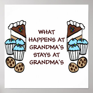 Wat gebeurt er bij oma's Stays bij oma's Poster