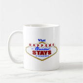 Wat gebeurt er bij oma's verblijf bij oma? koffiemok (Links)