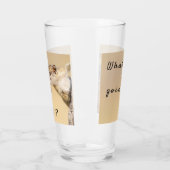 Wat gebeurt er hier met een eekhoornfoto met tekst glas (Links)