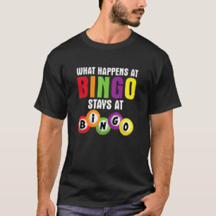 Wat gebeurt er in bingo-stadions bij Bingo Game Ga T-shirt