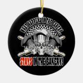 Wat gebeurt er in de bakkerij: Rolling Pins Keramisch Ornament (Voorkant)