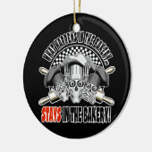 Wat gebeurt er in de bakkerij: Rolling Pins Keramisch Ornament (Links)