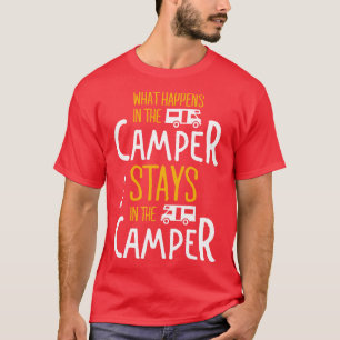 WAT GEBEURT ER IN DE CAMPER T-SHIRT