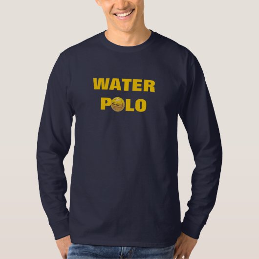 Wat gebeurt er in de hoes met een lange waterloop t-shirt (Voorkant)