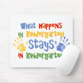 Wat gebeurt er in de Kindergarten? Muismat (Met muis)