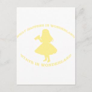 Wat gebeurt er in de ondergrondse staat in Wonderl Briefkaart