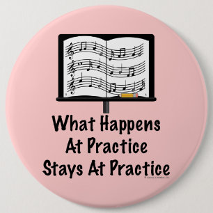 Wat gebeurt er in de praktijk roze Button