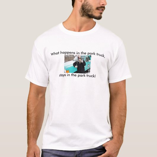 Wat gebeurt er in de... t-shirt (Voorkant)