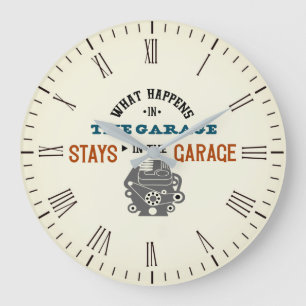 Wat gebeurt er in de wandklok van de Garage Stays