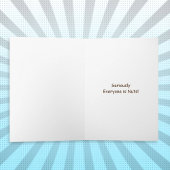 Wat gebeurt er in deze wereld? Gekke Humor Kaart