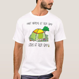 Wat gebeurt er in het diepe kamp? t-shirt