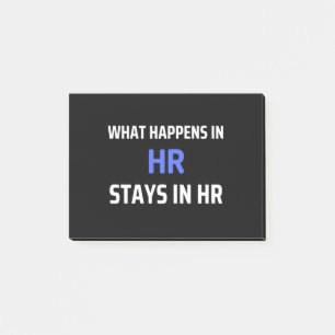 Wat gebeurt er in HR-stadia in HR Post-it® Notes