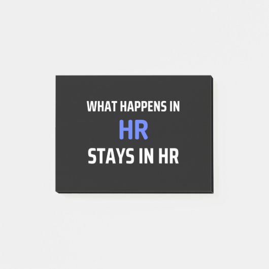 Wat gebeurt er in HR-stadia in HR Post-it® Notes (Voorkant)