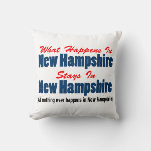 Wat gebeurt er in New Hampshire Stays in New Hamps Kussen