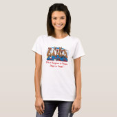 Wat gebeurt er in Vegas, in Vegas? T-shirt (Voorkant volledig)