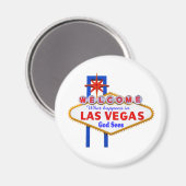 Wat gebeurt er in Vegas magneet (Voorkant / Achterkant)