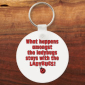 Wat gebeurt er? . . Ladybugs Sleutelhanger (Voorkant)