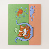 Wat gebeurt er? legpuzzel (Verticaal)