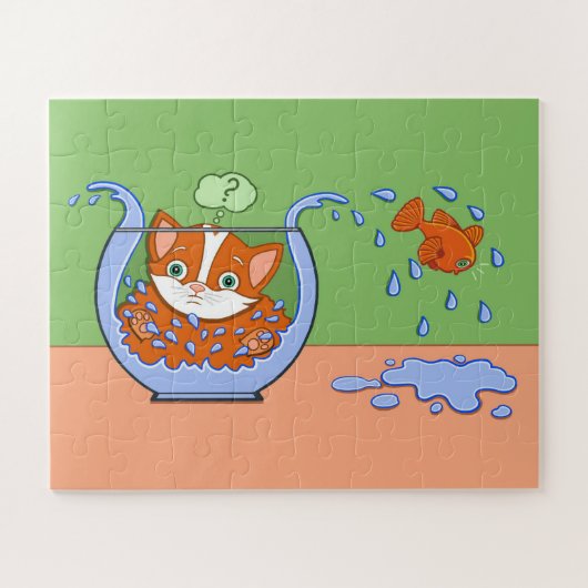 Wat gebeurt er? legpuzzel (Horizontaal)