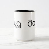 Wat gebeurt er met Dafuq? Mok. Tweekleurige Koffiemok (Center)