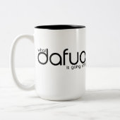 Wat gebeurt er met Dafuq? Mok. Tweekleurige Koffiemok (Links)