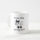 Wat gebeurt er met de vos? KoffieMok. Mok (Voorkant links)