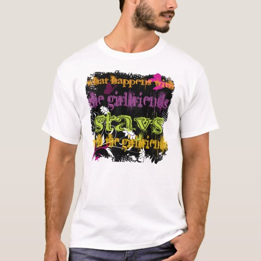 Wat gebeurt er met de Vriendinnen? T-shirt (Voorkant)