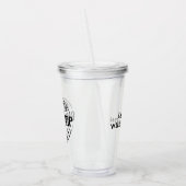 Wat gebeurt er met het Meisjesreisje Aangepaste Me Acryl Drinkbeker (Links)