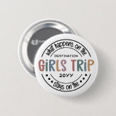 Wat gebeurt er met het Meisjesreisje Aangepaste Me Ronde Button 5,7 Cm (Voorkant /achterkant)