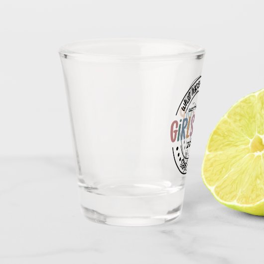 Wat gebeurt er met het Meisjesreisje Aangepaste Me Shot Glas (Links)