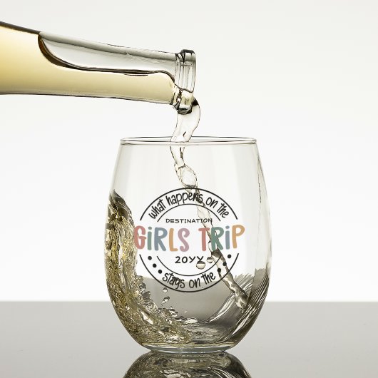 Wat gebeurt er met het Meisjesreisje Aangepaste Me Wijnglas Zonder Voet