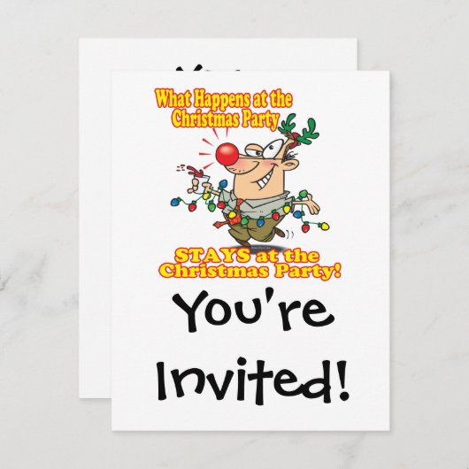 wat gebeurt er met kerstfeest ? kaart (Voorkant / Achterkant)