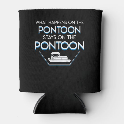 Wat gebeurt er met Pontoon blijf pontoon boeien Blikjeskoeler (Voorkant)